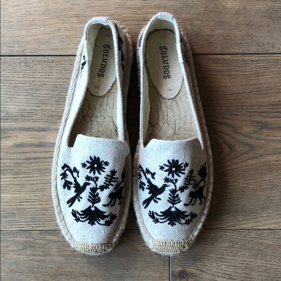 Soludos Platform ‘Smoking’ Espadrilles - Picture 1 of 6